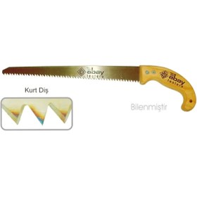 Resim PONNA BUĞZ Kurt Diş Bağ Testere 35 Cm - Ahşap Sap 