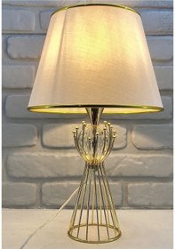 Resim Gold Kaplama Tel Toplu Konik Taşlı Metal Ayaklı Kumaş Gold Şeritl Gold 