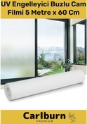 Resim Özel Üretim İç Göstermeyen Yapışkan İz Bırakmaz Uv Engelleyici Buzlu Cam Filmi 5 Metre X 60 Cm 