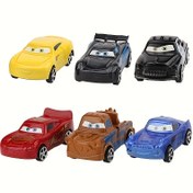 Resim 6'lı Lightning McQueen Araba Model Seti - Renkli Oyuncak Arabalar Halloween, Noel, Doğum Günü Partileri, Ofis, Ev, Yurt Dekoru için | Mükemmel Şükran Günü Hediyesi | Plastik Yapı 