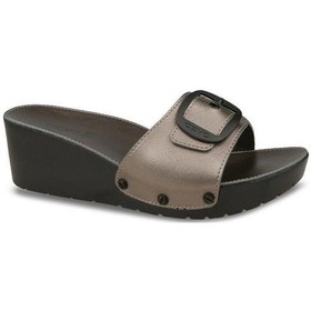 Resim Ceyo 9969-9 Dolgu Topuk Orthopedix Kadın Terlik Platin 36-40 001 