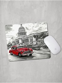 Resim Panorama Ajans Kırmızı Klasik Araba Mouse Pad 