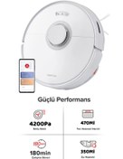Resim Roborock Hepa Filtreli Premium 4200pa Ultra Emiş Gücü Robot Süpürge Ve Paspas 