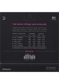 Resim D'addario Nyxl45130 Bas Gitar Teli 45-130 