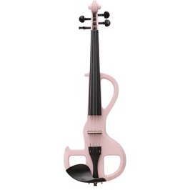 Resim Kinglos KNG MIDS-B1807 Elektro Keman 4/4 Pembe (Profesyonel - Silent) | Kulaklık Çıkışlı Sessiz Çalışma Modu, Kristal Netliğinde Tonlar 