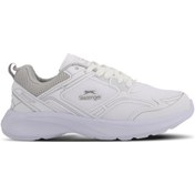 Resim Slazenger Gıma Kadın Koşu &amp Yürüyüş Ayakkabı Beyaz / Gümüş Beyaz 