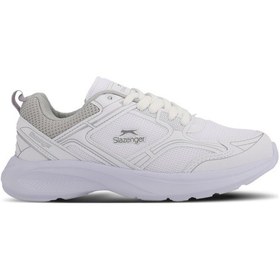 Resim Slazenger Gıma Kadın Koşu &amp Yürüyüş Ayakkabı Beyaz / Gümüş Beyaz 