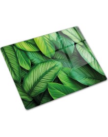 Resim Decorita Cam Kesme Tahtası - Cam Kesme Tablası | Yaprak Festivali | 29CM x 34CM 