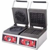 Resim DRN Ikili Kare Yonca Waffle Makinesi Elektrikli 54x40x30 Cm 