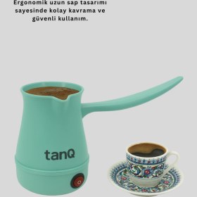 Resim Işıklı Açma Kapama Anahtarlı Elektrikli Kahve Cezvesi Çok Renkli 