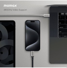 Resim Momax DC32D Elite 100W Usb-c Usb 3.2 Gen 2x2 20 Gbps Kablo Siyah 