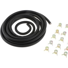 Resim Gaz Yakıt Hattı 9.8 Ft 3 Metre 1/8 "ıd ve 20 Adet 2/5" Id Hortum Kelepçeleri Seti 