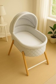 Resim 2 Adet 70 x 120 x 20 cm Anne Yanı Lastikli Penye Kumaş Bebek Çarşafı 