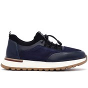 Resim Derimod Erkek Lacivert Bağcıklı Deri Sneaker 25SFD641114 