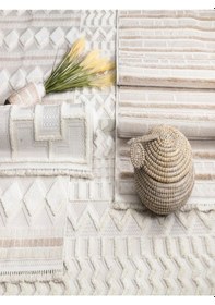 Resim Vivaldi Havana 3005 Krem İskandinav Salon Yolluk Halısı 