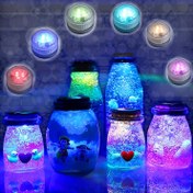 Resim 1 Adet Mini Daldırılabilir LED Işıklar Uzaktan Kumandalı - Havuzlar, Göletler, Vazolar ve Akvaryumlar için Su Geçirmez RGB Çok Renkli Alevsiz Çay Mumları - Pil ile Çalışan, 13 Renk Modu, Zamanlayıcı & Karartma Kontrolü, Düğünler, Partiler ve Dış Mekan Dekorasyonu için Mükemmel, Parti Atmosferi Işıkları | Çok Renkli Aydınlatma | Uzaktan Kumandalı Işıklar 