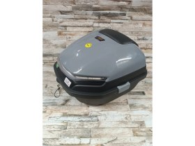 Resim Motosiklet Arka Çanta 33 Lt Nardo Gri Sinyal ve Stop Işıklı 