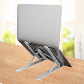 Resim Marsilyan Ayarlanabilir Plastik Dizüstü Destek Tabanı Katlanabilir Taşınabilir Laptop Sehpası Yükselti 