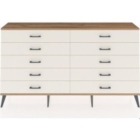 Resim Arges Konsol 10 Çekmeceli 176x30x99 Aytaşı-çam/aytaşı Aytaşı-çam/aytaşı 