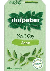 Resim Doğadan Sade Yeşil Çay 20'li Poşet 34 G 