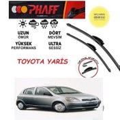 Resim Toyoya Yaris Ön Muz Silecek Takımı 2002 Model Araca Özel Aparat 