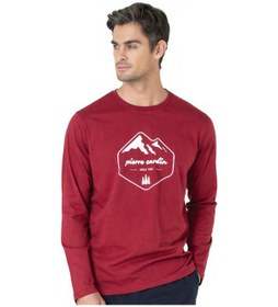 Resim Pierre Cardin Erkek Yeni Sezon Uzun Kollu Pamuk Pijama Takımı Ch.pc.6.097.c0-bordo-l Çok Renkli 