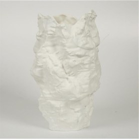 Resim Vitale Beyaz Kaya Vazo 18 17 31 Cm Ak.jm00003 Renkli 