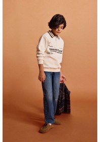 Resim Defacto Erkek Çocuk Loose Fit Yırtık Detaylı Düz Paça Jean Pantolon G3257a825wnnm28 Mavi 
