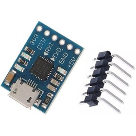 Resim CP2102 Micro USB 2.0 UART TTL 6Pin Seri Dönüştürücü Modülü 