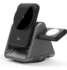 Resim Nettech NT-WCH05 3 In 1 15W Kablosuz Wireless Şarj 