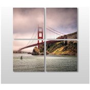 Resim Köprü Manzara Kanvas Tablo 70x70cm 