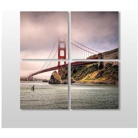 Resim Köprü Manzara Kanvas Tablo 70x70cm 