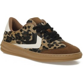 Resim Butigo 25k-2070 5pr Leopar Kadın Sneaker 000000000102042859 Kahverengi 