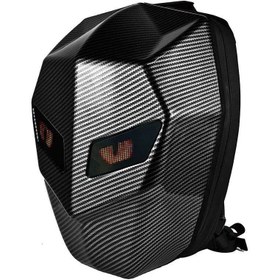 Resim Karbon Led Gözlü Sırt Çantası, Kask Çantası 