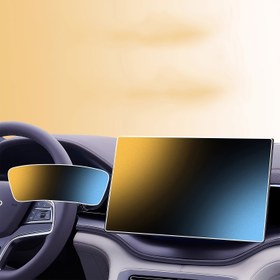 Resim BYD Seal U DM-I 2024 2025 için 2 adet/1 set Araç Eğlence Radyo GPS Navigasyon ve Hızölçer 39,62 cm Temperli Cam Ekran Koruyucu 
