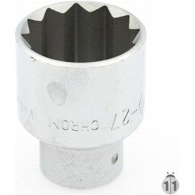 Resim 1/2" Lokma Anahtar Yıldız 27 Mm Cr-v Pro 