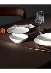 Resim Madame Coco Collin 6 Kişilik 24 Parça Yemek Takımı - Beyaz/gold Çok Renkli 