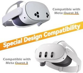 Resim CloudValley Quest 3S /Quest 3 ile Uyumlu Ayarlanabilir Baş Kayışı, Gelişmiş Destek ve Tek Tıkla Serbest Bırakma Tasarımı için Elit Kayış Değiştirme, Hafif ve Konfor, Beyaz ve Siyah 