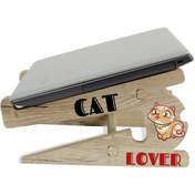 Resim Canestar Tüm Modellerle Uyumlu Taşınabilir Özel Tasarımlı Notebook Laptop Standı (cat Lover) 