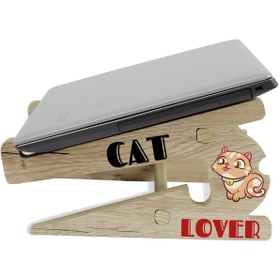 Resim Canestar Tüm Modellerle Uyumlu Taşınabilir Özel Tasarımlı Notebook Laptop Standı (cat Lover) 