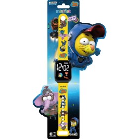 Resim MiniFlak Lisanslı Kral Şakir KS5092 Sarı LED Çocuk Kol Saati 