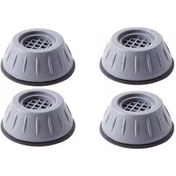 Resim Mucit Home 4'lü Çamaşır Makinesi Stoperi Gürültü - Titreşim - Beyaz Eşya - Mobilya Kayma Önleyici Ayak 