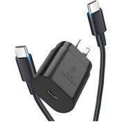 Resim Gajeena 25w Hızlı Şarj Cihazı + 1m Type-c Kablo, Samsung Galaxy, Google Pixel Ve Diğer Usb-c Cihazlar İçin Uyumlu 