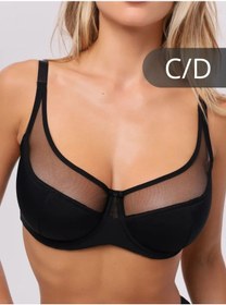 Resim Anfen İnce Süngerli Düz Sütyen 486830630 Siyah 