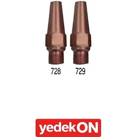Resim Sanayi Tip Diş Bakır Kovan (3-50-50-300 Mm) Oksijen - Propan 