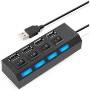 Resim Concord C852 Usb 2.0 Açma Kapama Anahtarlı Işıklı Usb Çoğaltıcı 