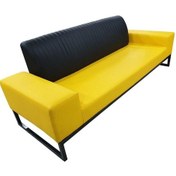 Resim Koltukstilim Marin Üçlü Ofis Kanepe Sarı 