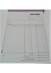 Resim Fatura Defteri 2-50 3 Nüsha N11.2898 