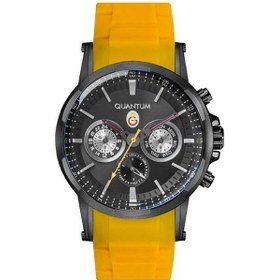 Resim Quantum G877.064 47 Mm Kronolu Silikon Kordonlu Galatasaray Saat 
