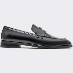 Resim Elle Shoes Siyah Deri Klasik Erkek Ayakkabı 